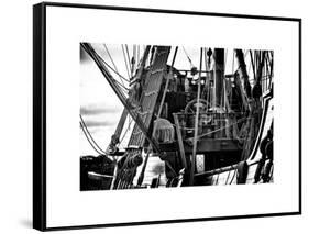 Close-Up Inside the El Galeon, Authentic Replica of 17th Century Spanish Galleon, Pier 84, New York-Philippe Hugonnard-Framed Stretched Canvas