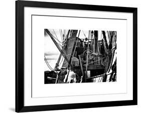 Close-Up Inside the El Galeon, Authentic Replica of 17th Century Spanish Galleon, Pier 84, New York-Philippe Hugonnard-Framed Art Print