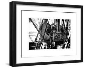 Close-Up Inside the El Galeon, Authentic Replica of 17th Century Spanish Galleon, Pier 84, New York-Philippe Hugonnard-Framed Art Print