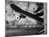 Close-up Monochromatic Image of a Skateboard-null-Mounted Premium Photographic Print