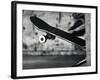 Close-up Monochromatic Image of a Skateboard-null-Framed Photographic Print