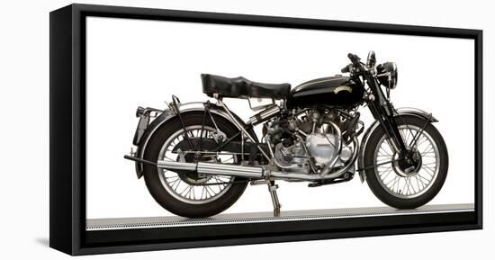 Close-Up of a 1954 Vincent 998Cc Series-C Rapide Motorcycle-null-Framed Stretched Canvas