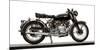 Close-Up of a 1954 Vincent 998Cc Series-C Rapide Motorcycle-null-Mounted Photographic Print