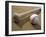 Close-up of a Baseball Bat and a Baseball-null-Framed Premium Photographic Print