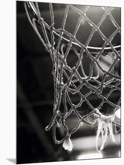 Close-up of a Basketball Net-null-Mounted Photographic Print