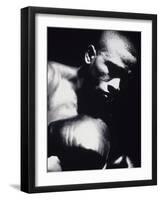 Close-up of a Boxer-null-Framed Photographic Print