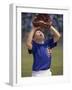 Close-up of a Boy Playing Baseball-null-Framed Photographic Print