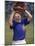 Close-up of a Boy Playing Baseball-null-Mounted Photographic Print