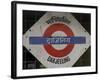 Close up of a British Style Station Sign at Train Station, Darjeeling, West Bengal State, India-Eitan Simanor-Framed Photographic Print