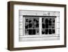 Close-up of a broken window, California, USA-Panoramic Images-Framed Photographic Print