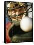 Close-up of a Catcher Catching a Baseball-null-Framed Stretched Canvas