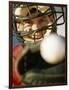 Close-up of a Catcher Catching a Baseball-null-Framed Photographic Print