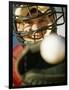 Close-up of a Catcher Catching a Baseball-null-Framed Photographic Print