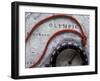Close-up of a Compass on a Map-null-Framed Photographic Print