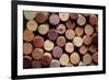 Close up of a Cork Wine with Different Variation of Wine Color-pink candy-Framed Photographic Print