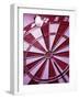 Close-up of a Dart in the Bull's-Eye of a Dartboard-null-Framed Photographic Print