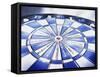 Close-up of a Dartboard-null-Framed Stretched Canvas