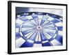 Close-up of a Dartboard-null-Framed Photographic Print