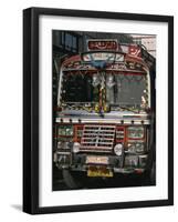 Close-Up of a Decorated Bus, Damascus, Syria, Middle East-Richardson Rolf-Framed Photographic Print