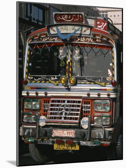 Close-Up of a Decorated Bus, Damascus, Syria, Middle East-Richardson Rolf-Mounted Photographic Print