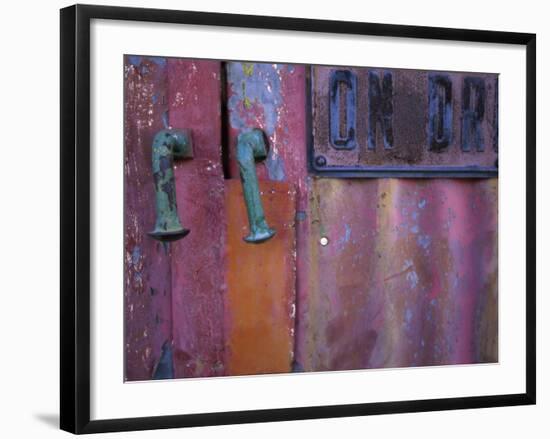 Close-up of a Door-null-Framed Photographic Print