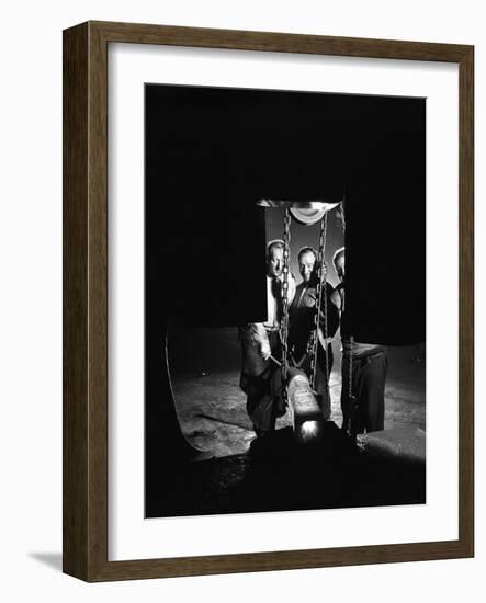 Close-Up of a Forge Being Worked at Edgar Allens Foundry, Sheffield, South Yorkshire, 1962-Michael Walters-Framed Photographic Print