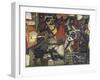 Close-Up of a Fresco, Market at Tenochtitlan, National Palace, Mexico City, Mexico-null-Framed Giclee Print