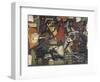 Close-Up of a Fresco, Market at Tenochtitlan, National Palace, Mexico City, Mexico-null-Framed Giclee Print