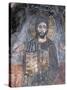 Close-Up of a Fresco of a Pantocrator, Christ Pantocrator, Zoupena, Sparta, Peloponnesus, Greece-null-Stretched Canvas