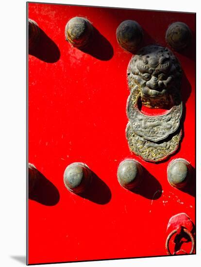 Close Up of a Gate Temple of Heaven , China-George Oze-Mounted Photographic Print