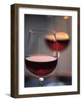 Close up of a Glass of Red Wine-Joerg Lehmann-Framed Photographic Print