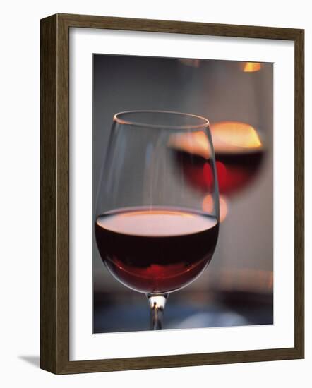 Close up of a Glass of Red Wine-Joerg Lehmann-Framed Photographic Print