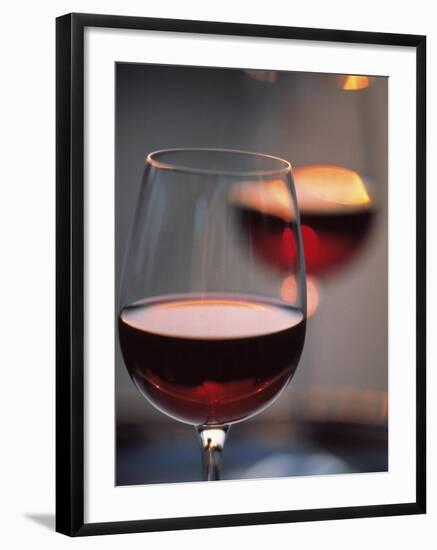 Close up of a Glass of Red Wine-Joerg Lehmann-Framed Photographic Print