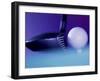 Close-up of a Golf Ball and a Golf Club-null-Framed Premium Photographic Print