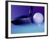 Close-up of a Golf Ball and a Golf Club-null-Framed Photographic Print
