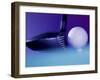 Close-up of a Golf Ball and a Golf Club-null-Framed Photographic Print