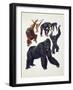 Close-Up of a Group of Primates-null-Framed Giclee Print