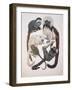 Close-Up of a Group of Primates-null-Framed Giclee Print