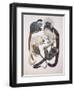 Close-Up of a Group of Primates-null-Framed Giclee Print