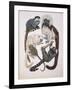 Close-Up of a Group of Primates-null-Framed Giclee Print