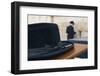 Close-Up of a Hasidic Jew's Hat at the Western Wall-Jon Hicks-Framed Photographic Print