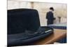 Close-Up of a Hasidic Jew's Hat at the Western Wall-Jon Hicks-Mounted Photographic Print