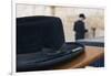 Close-Up of a Hasidic Jew's Hat at the Western Wall-Jon Hicks-Framed Photographic Print