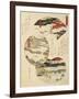 Close-Up of a Japanese Painting-null-Framed Giclee Print