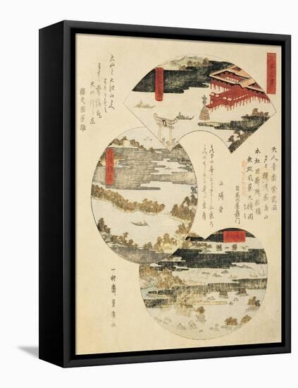 Close-Up of a Japanese Painting-null-Framed Stretched Canvas