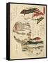 Close-Up of a Japanese Painting-null-Framed Stretched Canvas