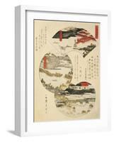 Close-Up of a Japanese Painting-null-Framed Giclee Print