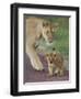 Close-up of a Lioness and Her Cub, Ngorongoro Crater, Ngorongoro Conservation Area-null-Framed Photographic Print