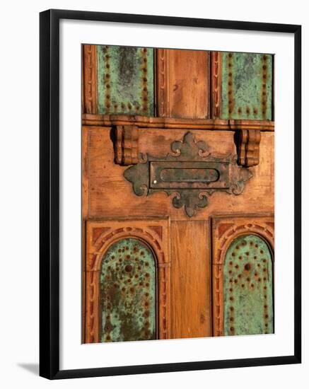 Close-up of a Mail Slot on a Door-null-Framed Photographic Print