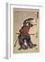 Close-Up of a Man Holding a Longbow-null-Framed Giclee Print